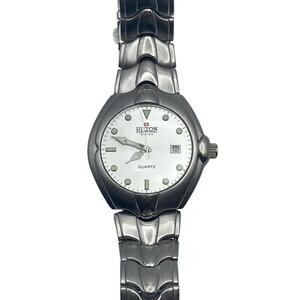 Swiss Watch Hilton Men's 39mm - Stainless Steel - New Battery - Date -Wrist 7"